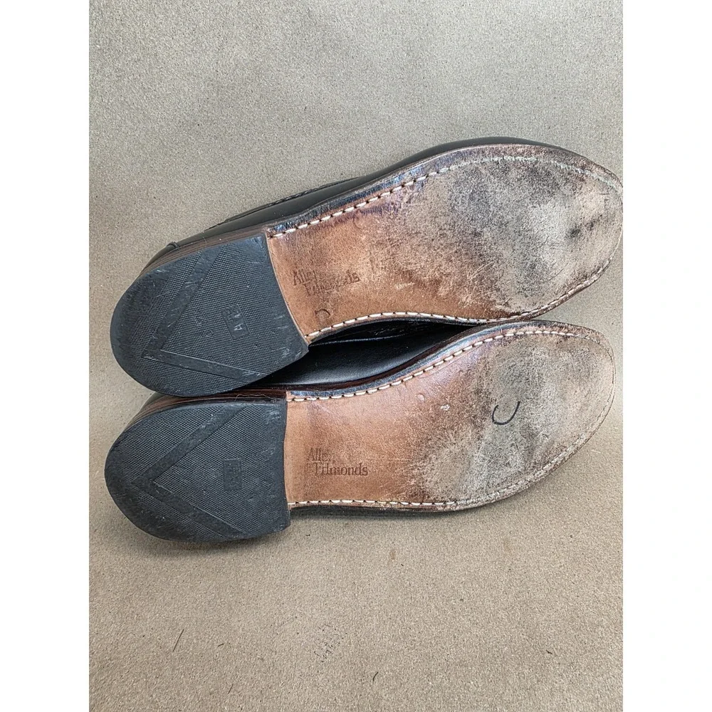 Allen Edmonds Sz 8.5 D Woodstock Mens Loafers Black Brown Shoes